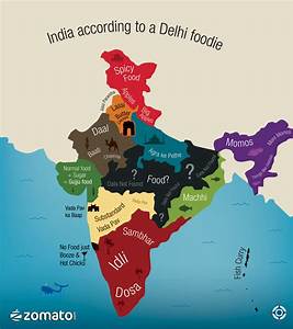 The Foods Of India By States India Map Indian Food Recipes Food Map