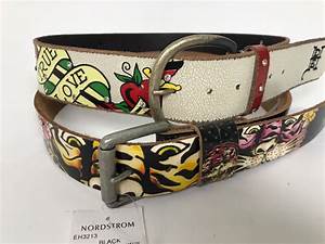 Pair Of Ladies Ed Hardy Belts Size L 42 39