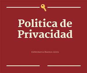 Política De Privacidad Enfermeria Buenos Aires