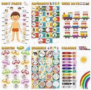 Vantagekart Alphabets Numbers Weekdays Colours Months Body Parts