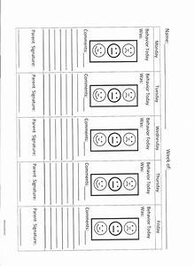 School Behavior Chart Weekly Behavior Charts Behavior Chart Printable