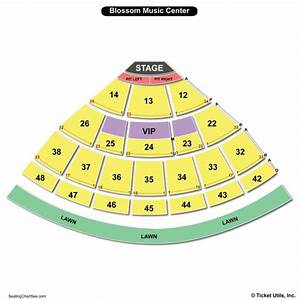 Blossom Music Center Seating Chart Seating Charts Tickets