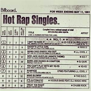 Billboard Rap Chart May 11th 1991 Blackout Hip Hop