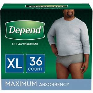 Depend Fit Flex Maximum Absorbency Xl Men 39 S Incontinence 