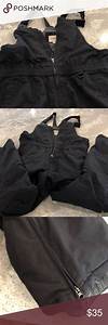 Lands End Snow Bibs Black Youth 14 See Size Chart Black Fashion