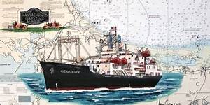 Nautical Chart Paintings Nauticalchartartist
