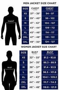 Sale Gt Standard Jacket Size Chart Gt In Stock