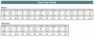 Keen Boot Size Chart