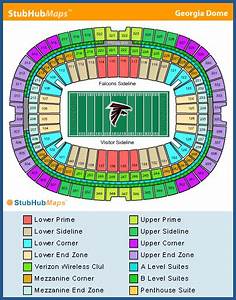 Georgia Dome Seating Chart Pictures Directions And History Atlanta