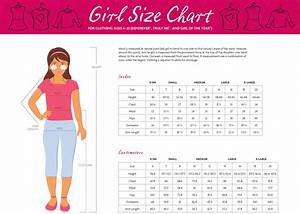 size chart for girls