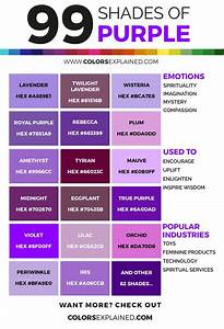 99 Shades Of Purple Color With Names Hex Rgb Cmyk 2023 Colors