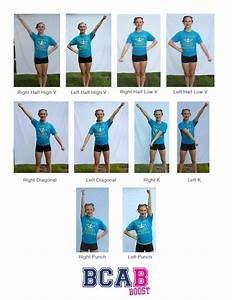 Learn Basic Cheer Motions Cheer Routines Cheerleading Motions