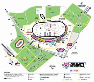 Track Maps Fan Info Charlotte Motor Speedway
