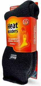 Heat Holders The Warmest Thermal Sock Mens Us Size 7 12 7 12 Black