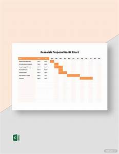 Gantt Chart For Research Gantt Chart For Years With Proposal