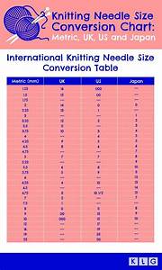 Knitting Needle Sizes The Complete Guide New Free Conversion Chart