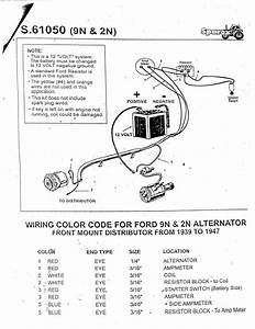 12 Volt Wiring Diagram Ford 8n Tractor 1 Wire Alternator