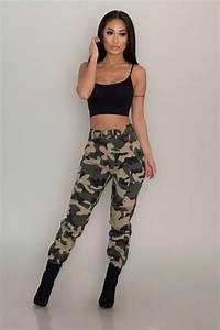 2019 Womens Fashion Camouflage Pants For Ladies Europe And America