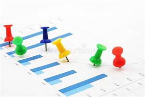 Pin And Chart Stock Photo Image Of Economy Business 13623850