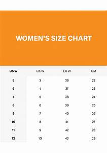 Womens To Mens Shoe Size Conversion Chart Us Guarurec