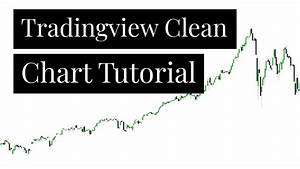 how to setup tradingview to have clean simple charts youtube