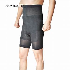 Padaungy Mens Trainer Shapers Plus Size Control Pants Slimming