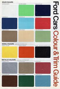 Ford Cars Colour Chart 1979 From July August 1979 Catalogu Flickr