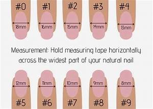 Sizing Chart Nails By Alyssa Funky Nail Art Funky Nail Art Disney Nails