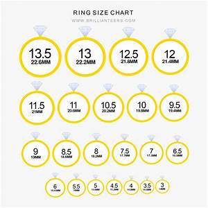 Ring Size Chart And Measuring Tools
