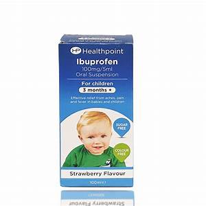 Healthpoint Children 39 S Ibuprofen 100mg 5ml Suspension 3months 100ml