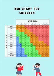 bmi chart for children by age in pdf download template net