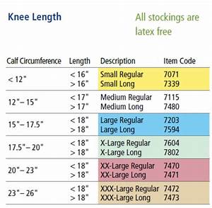 Ted Hose Size Chart For Women