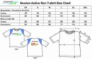 Newtonactiverun09 T Shirt Sizing Chart
