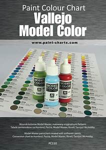 Paint Colour Chart Vallejo Model Color 12mm Pjb Pc110