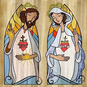 The Sacred Hearts Of Jesus And Mary