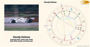 Howdy Holmes S Natal Birth Chart Kundli Horoscope Astrology Forecast