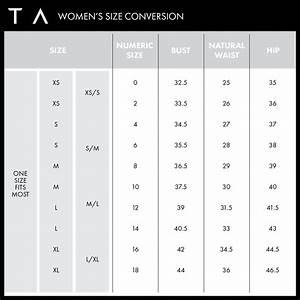 Size Charts Tracy Anderson