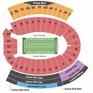 Camp Randall Stadium Seating Chart Rows Seats And Club Seats