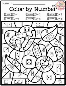 Printable Color By Number Math