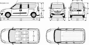 Fiat Doblo Van Dimension Cerca Con Google Fiat Doblo Fiat Blueprints