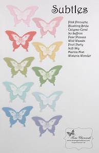 Stampin Up Color Chart Stamping Up Cards Paper Crafts New Color