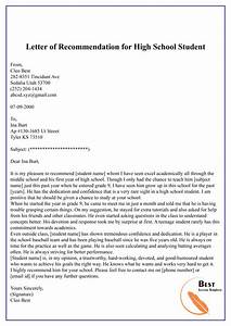 Recommendation Letter For Student Templates Free Printable Images And