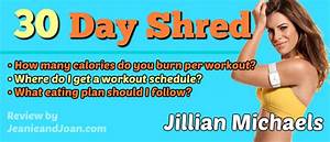 Jillian 30 Day Shred Exercise Plan Online Degrees