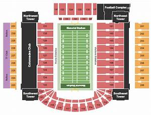 Memorial Stadium Il Seating Chart Maps Champaign