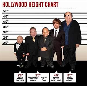 Hollywood Height Chart