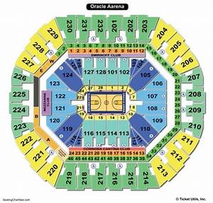 The Most Awesome Oracle Arena Seating Chart Concert Capitán