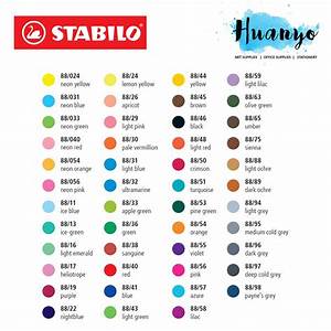 Limited Edition Stabilo Point 88 Fineliner Colour Marker Pen 0 4 Mm