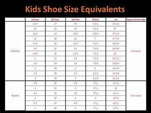 Asics Kids Shoe Size Chart