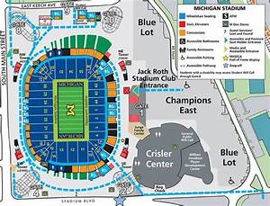 michigan stadium seating chart with seat numbers awesome home