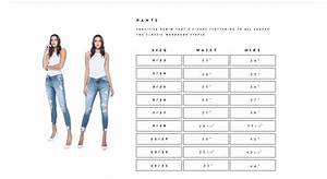 Size Chart Pants Plus Size Jeans Shorts Women 39 S Clothes